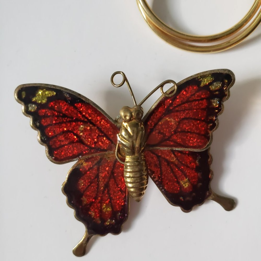 5 Assorted Butterfly Pins - Picture 9 of 9